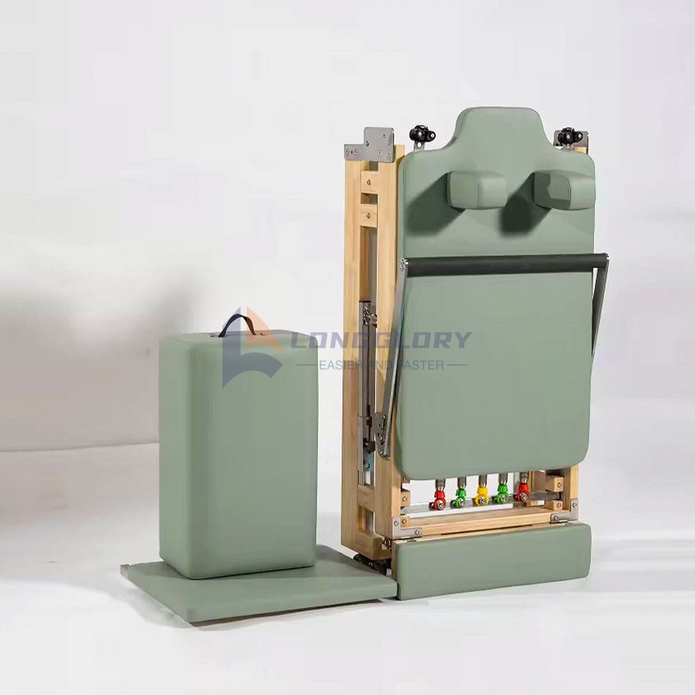 Zložljiv hrastov les Pilates Reformer