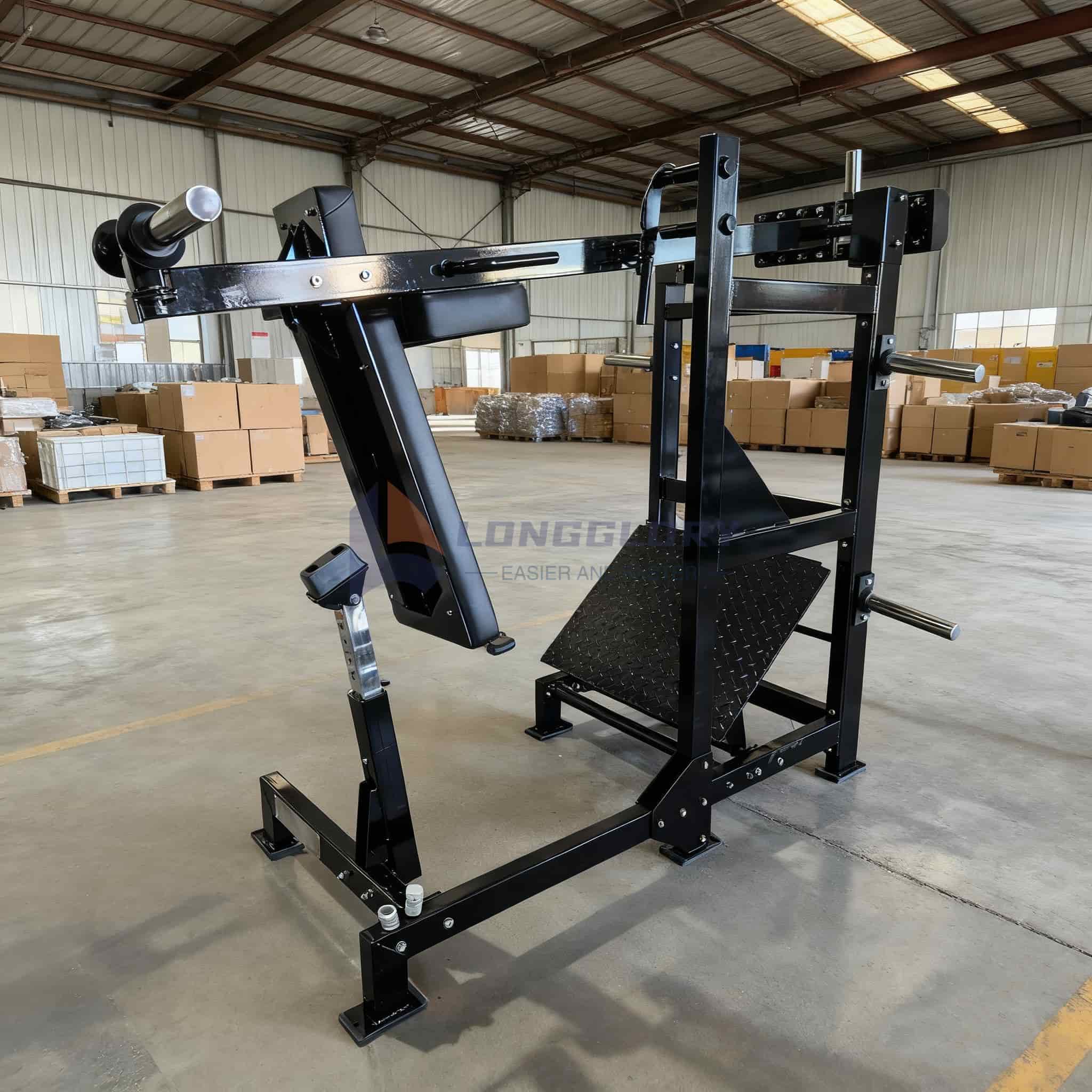 Plate Loaded Pendulum Squat Machine